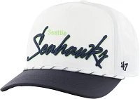 '47 Men's Seattle Seahawks Chamberlain White Adjustable Hat