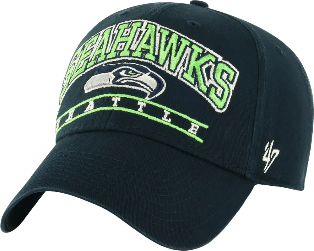 '47 Men's Seattle Seahawks Fletcher MVP Navy Adjustable Hat