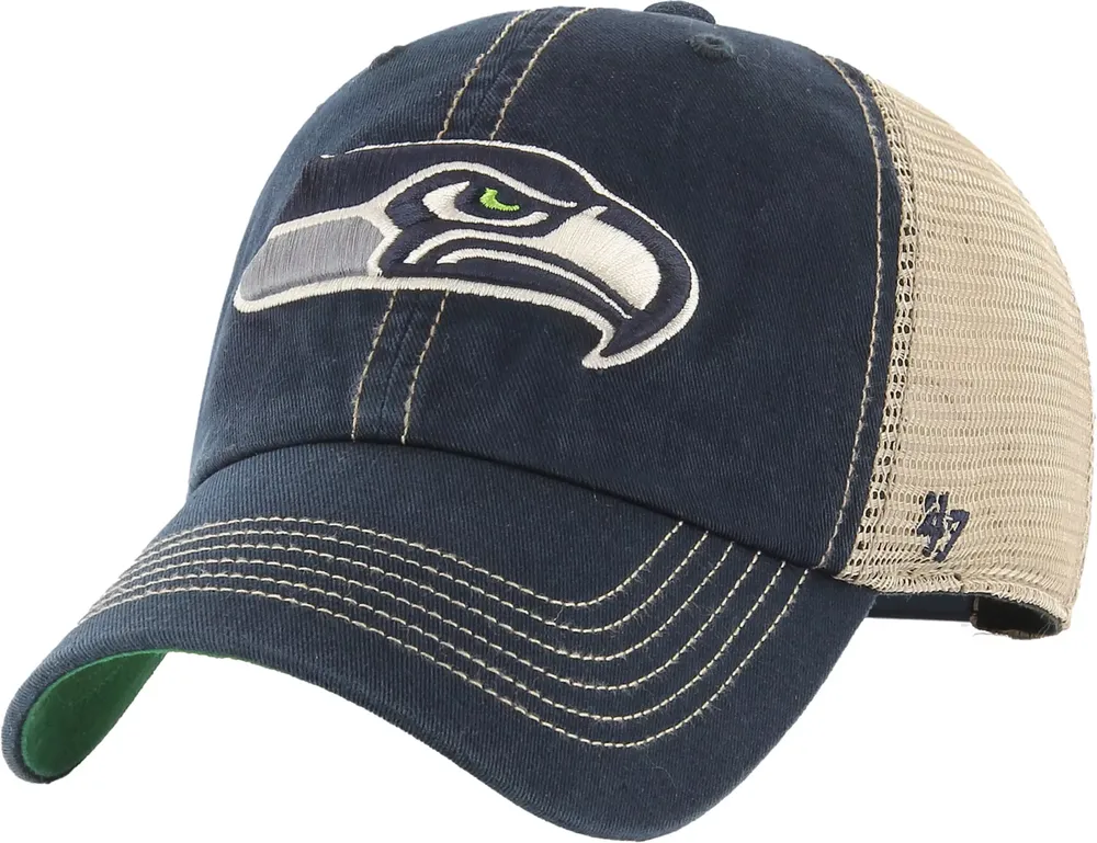 '47 Men's Seattle Seahawks Clean Up Trawler Navy Adjustable Hat