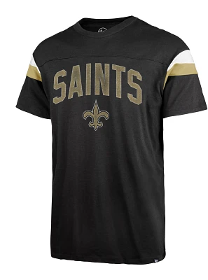 '47 Men's New Orleans Saints Coverall Black T-Shirt