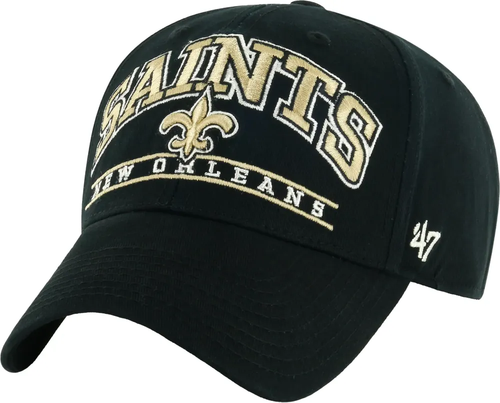 '47 Men's New Orleans Saints Fletcher MVP Black Adjustable Hat