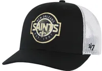 '47 Youth New Orleans Saints Scramble Adjustable Trucker Hat