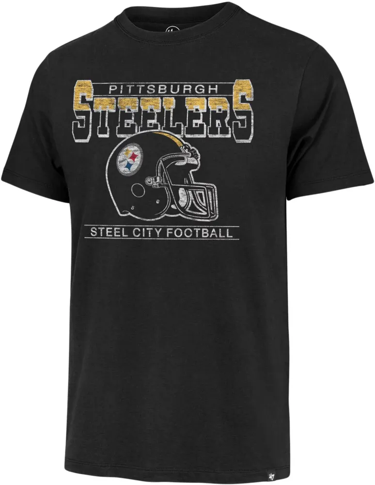 '47 Men's Pittsburgh Steelers Franklin Black T-Shirt