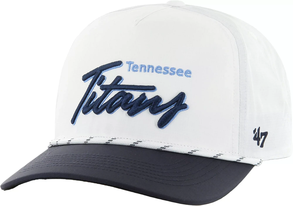 '47 Men's Tennessee Titans Chamberlain White Adjustable Hat