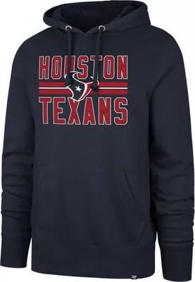 '47 Men's Houston Texans Headline Navy Pullover Hoodie