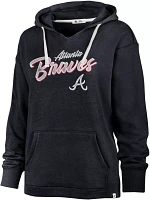 '47 Women's Atlanta Braves Blue RIse Kennedy Hoodie