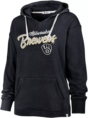 '47 Women's Milwaukee Brewers Blue RIse Kennedy Hoodie