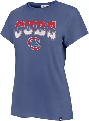 '47 Women's Chicago Cubs Royal Undertone Franklin T-Shirt