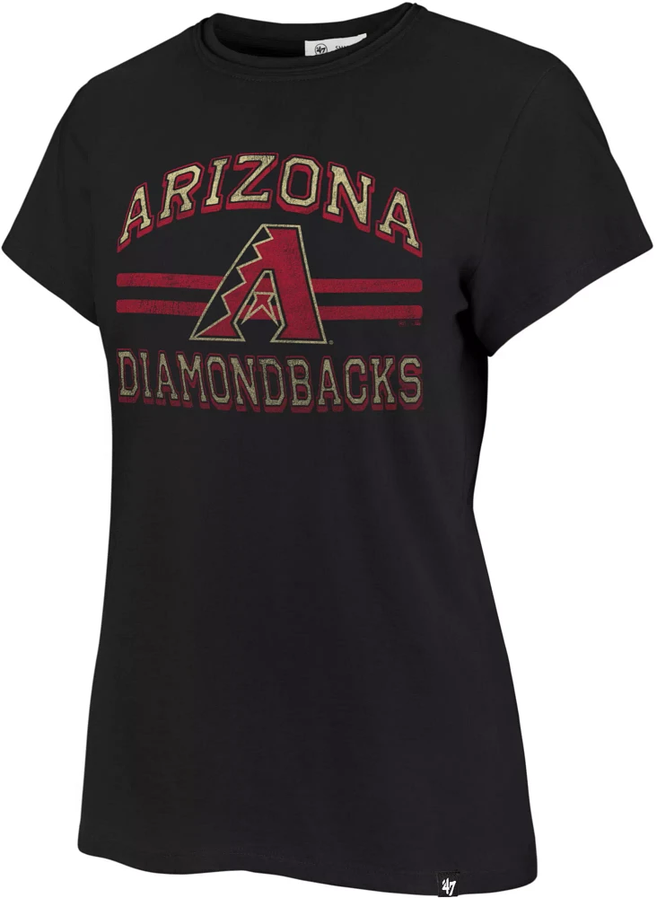 '47 Women's Arizona Diamondbacks Black Franklin T-Shirt