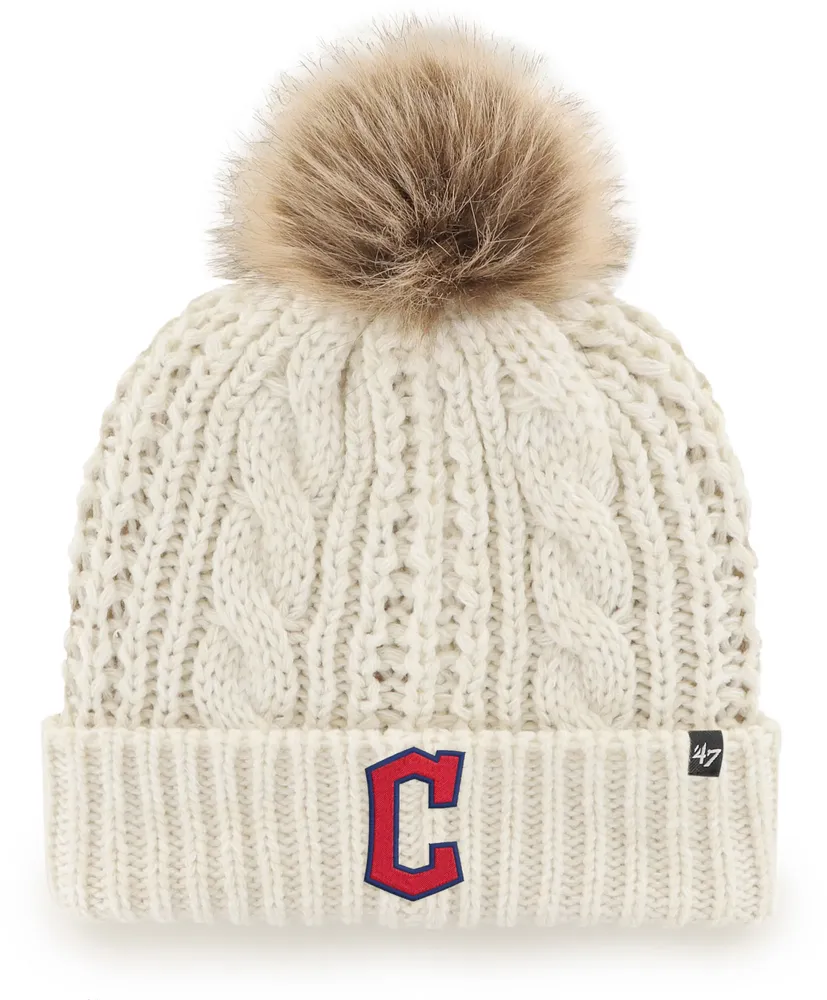 '47 Women's Cleveland Guardians White Meeko Knit Hat