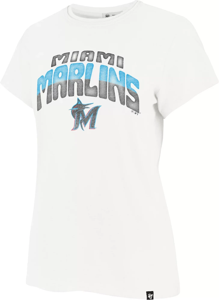 '47 Women's Miami Marlins Tan Franklin T-Shirt