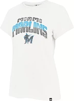 '47 Women's Miami Marlins Tan Franklin T-Shirt