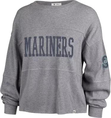 '47 Women's Seattle Mariners Gray Loud Jada Long Sleeve Shirt