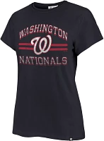 '47 Women's Washington Nationals Blue Franklin T-Shirt