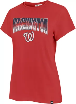 '47 Women's Washington Nationals Red Undertone Franklin T-Shirt