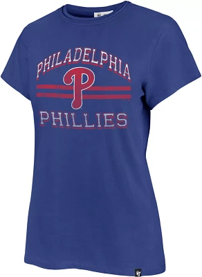 '47 Women's Philadelphia Phillies Blue Franklin T-Shirt