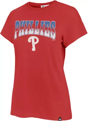 '47 Women's Philadelphia Phillies Red Undertone Franklin T-Shirt