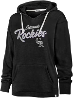 '47 Women's Colorado Rockies Black RIse Kennedy Hoodie