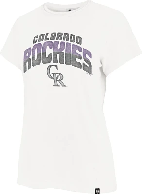 '47 Women's Colorado Rockies Tan Franklin T-Shirt