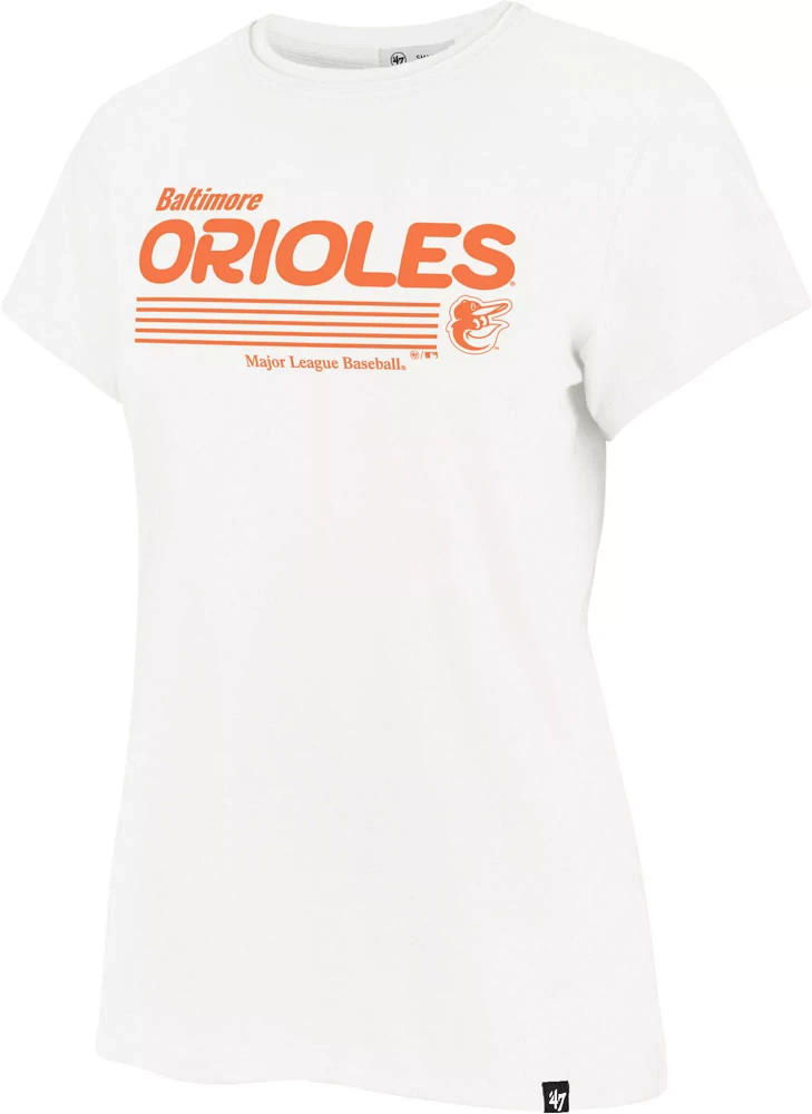 '47 Women's Baltimore Orioles White Harmonize Franklin T-Shirt