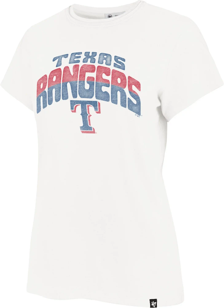 '47 Women's Texas Rangers Tan Franklin T-Shirt