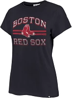 '47 Women's Boston Red Sox Blue Franklin T-Shirt