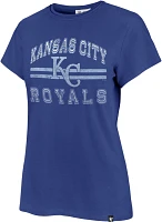 '47 Women's Kansas City Royals Blue Franklin T-Shirt