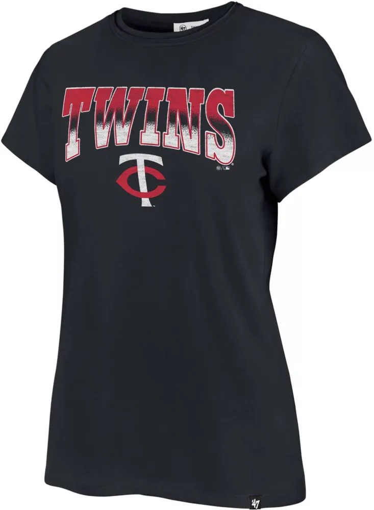 '47 Brand Women's Minnesota Twins Blue Undertone Franklin T-Shirt