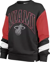 '47 Brand Women's 2023-24 City Edition Miami Heat Nova Crewneck Sweater