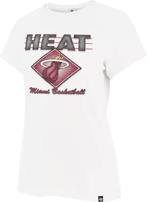 '47 Women's Miami Heat White We Have Heart Frankie T-Shirt