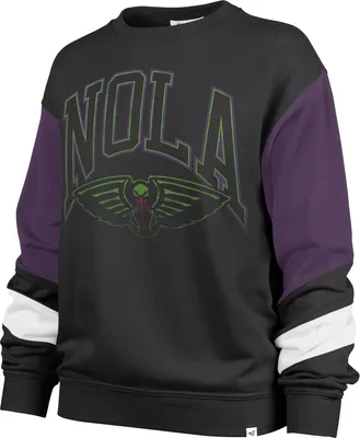 '47 Brand Women's 2023-24 City Edition New Orleans Pelicans Nova Crewneck Fleece Sweater