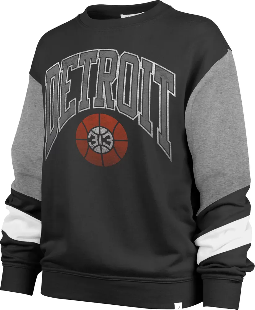 '47 Brand Women's 2023-24 City Edition Detroit Pistons Nova Crewneck Sweater