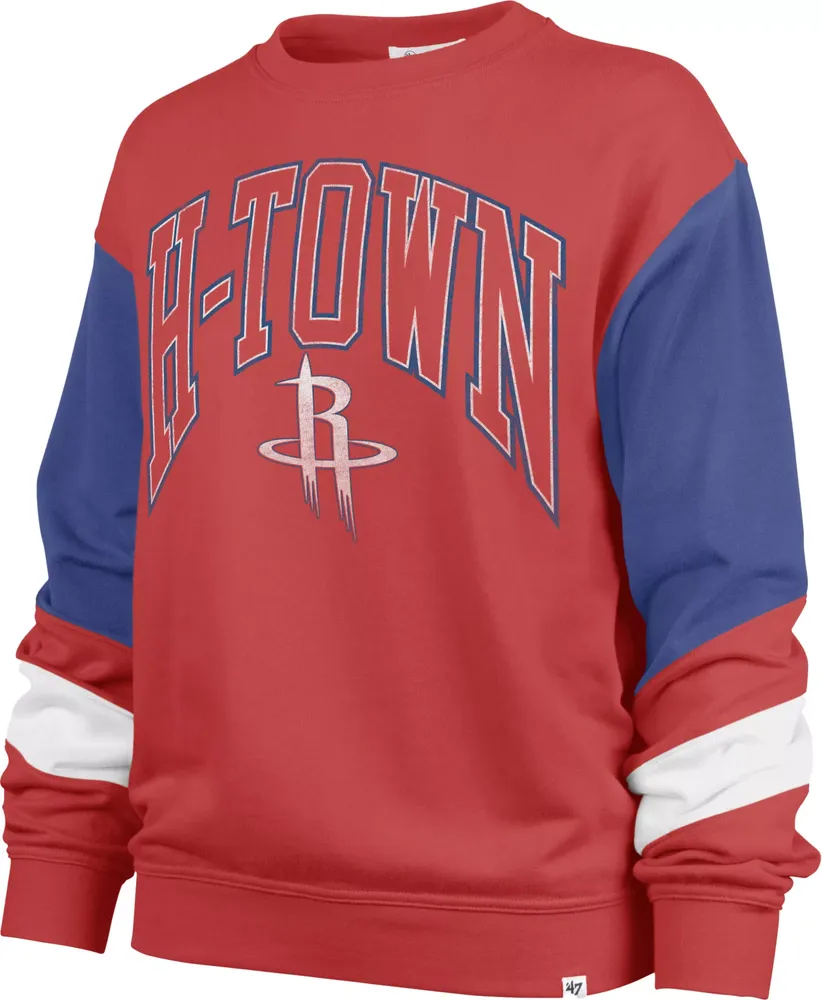 '47 Brand Women's 2023-24 City Edition Houston Rockets Nova Crewneck Sweater