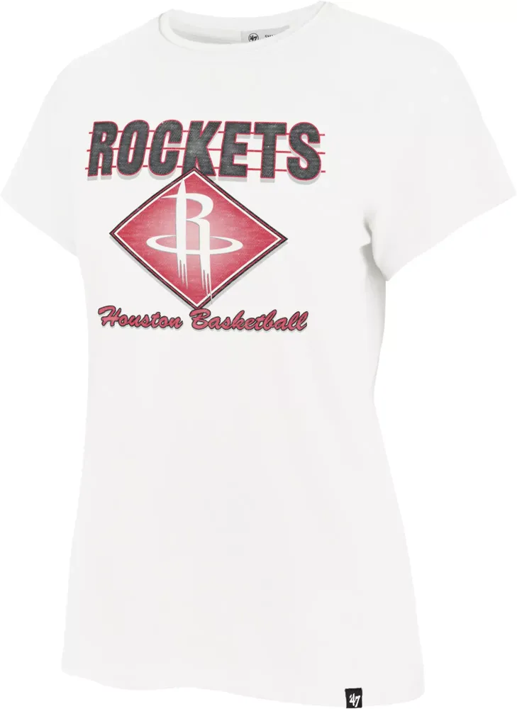 '47 Women's Houston Rockets White We Have Heart Frankie T-Shirt