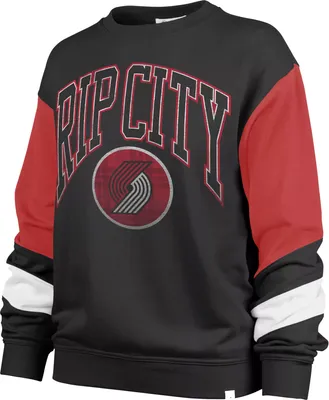 '47 Brand Women's 2023-24 City Edition Portland Trail Blazers Nova Crewneck Fleece Sweater