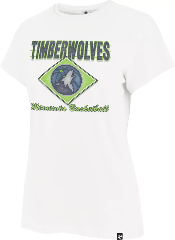 '47 Women's Minnesota Timberwolves White We Have Heart Frankie T-Shirt