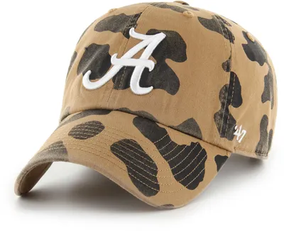 '47 Women's Alabama Crimson Tide Camel Rosette Clean Up Adjustable Hat