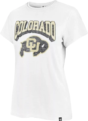 ‘47 Women's Colorado Buffaloes White Spencer T-Shirt