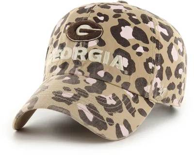 ‘47 Women's Georgia Bulldogs Brown Bagheera Leopard Adjustable Hat