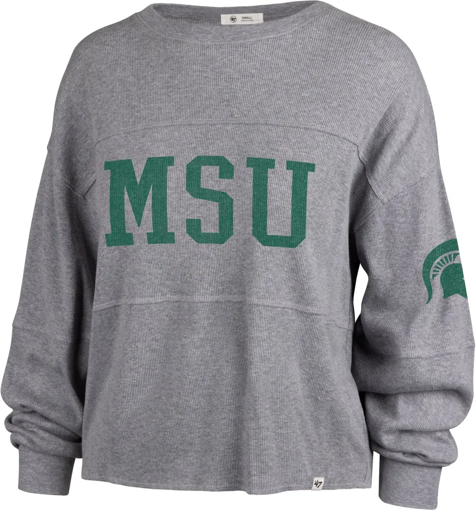 ‘47 Women's Michigan State Spartans Slate Grey Jada Long Sleeve T-Shirt