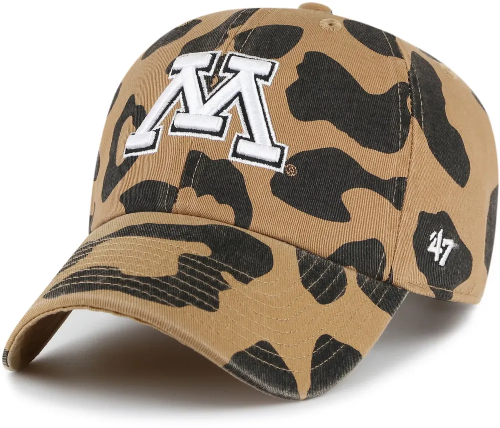 '47 Women's Minnesota Golden Gophers Camel Rosette Clean Up Adjustable Hat