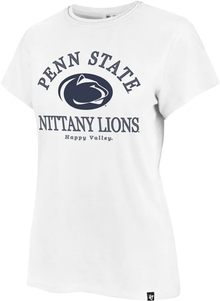 ‘47 Women's Penn State Nittany Lions White Frankie T-Shirt