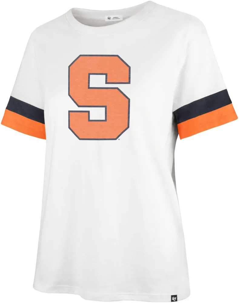 ‘47 Women's Syracuse Orange Sand Sleeve Stripe T-Shirt