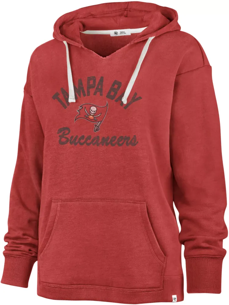 '47 Women's Tampa Bay Buccaneers Wrap Up Red Hoodie