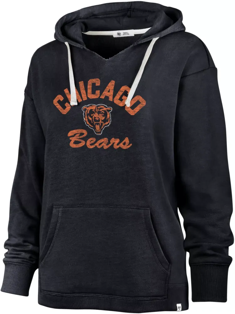 '47 Women's Chicago Bears Wrap Up Blue Hoodie