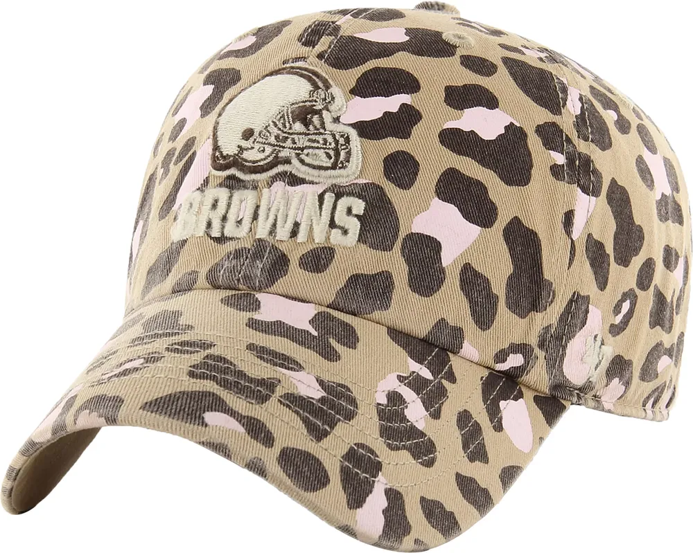 '47 Women's Cleveland Browns Bagheera Khaki Clean Up Adjustable Hat