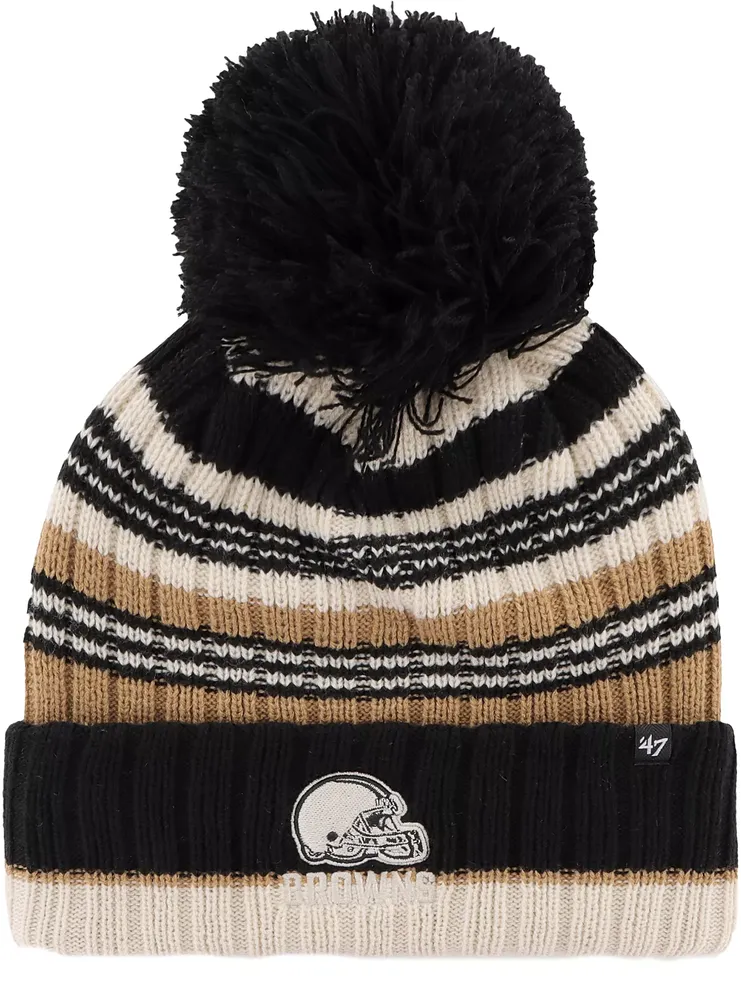 '47 Women's Cleveland Browns Barista White Knit