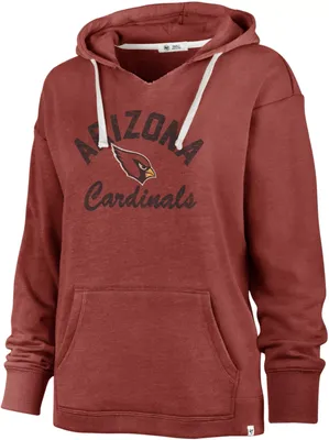 '47 Women's Arizona Cardinals Wrap Up Red Hoodie