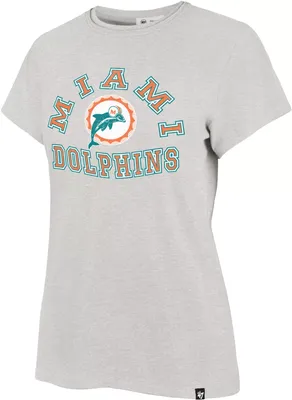 '47 Women's Miami Dolphins Franklin Legacy Grey T-Shirt