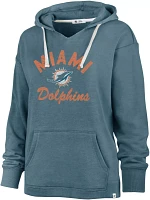 '47 Women's Miami Dolphins Wrap Up Aqua Hoodie